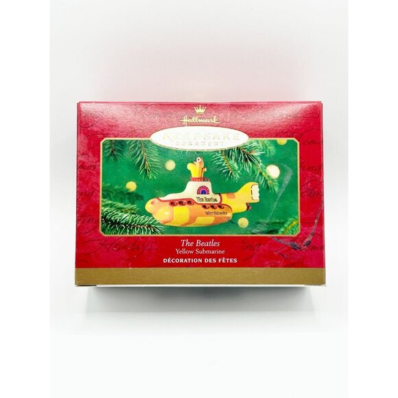 Vintage 2000 The Beatles Yellow Submarine Hallmark Keepsake Christmas Ornament - Picture 1 of 8